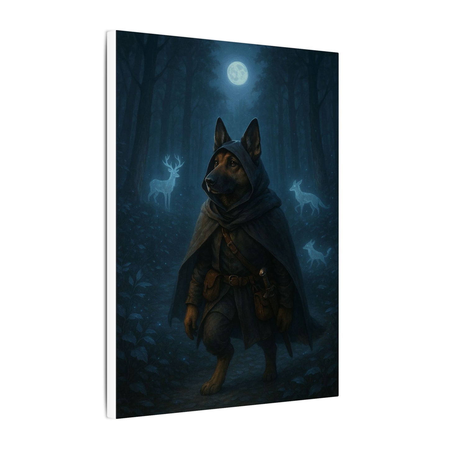 Guardian of the Misty Realm-Fantasy Dog Portraits - Fantasy Dog Portraits