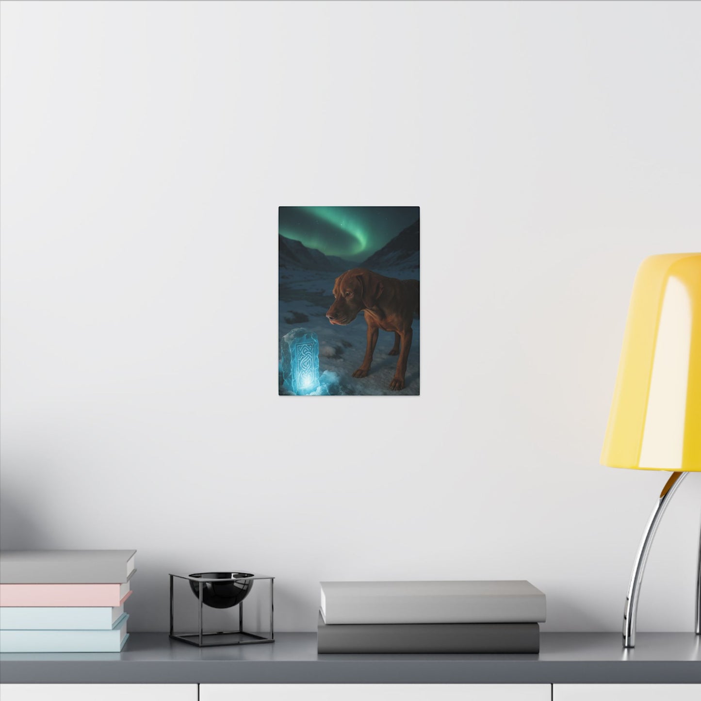 Guardian of the Arctic Monolith-Fantasy Dog Portraits - Fantasy Dog Portraits