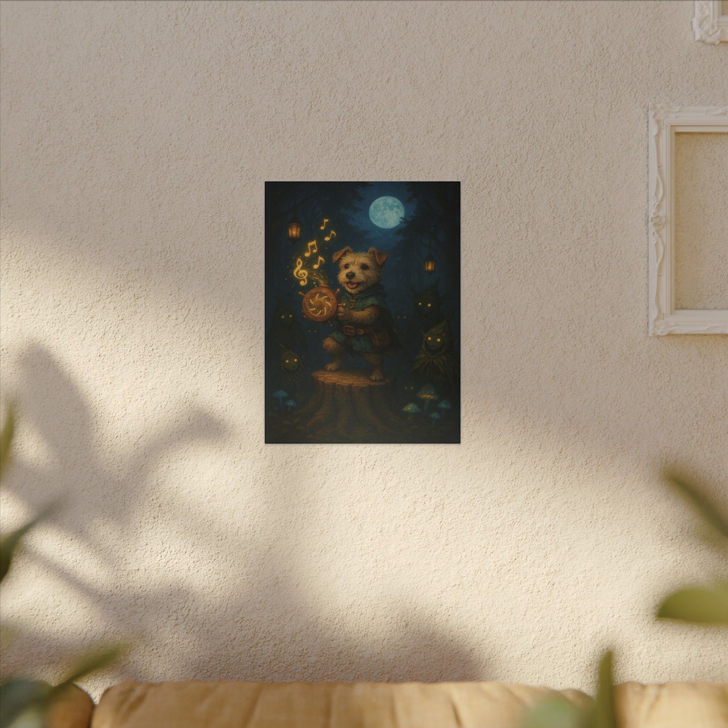 Moonlit Maestro-Fantasy Dog Portraits - Fantasy Dog Portraits