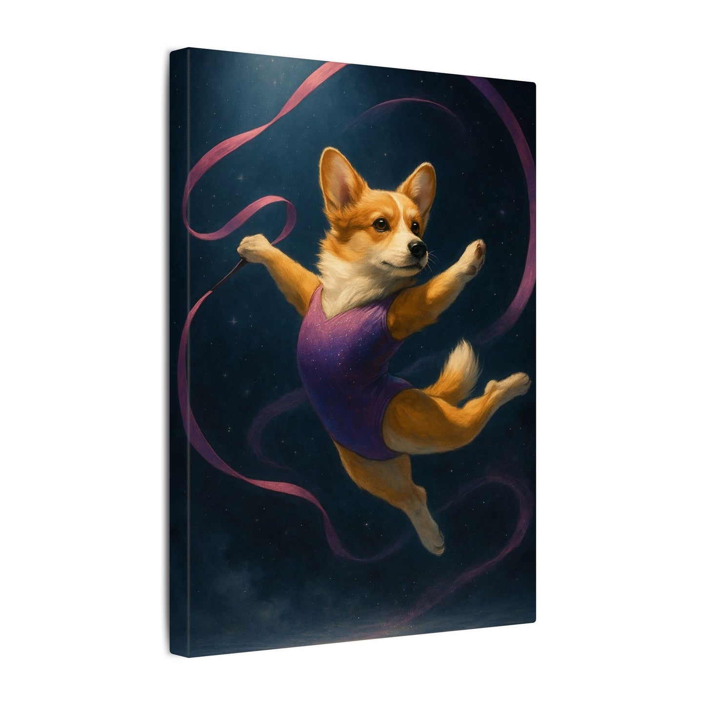 Cosmic Corgi Choreography-Fantasy Dog Portraits - Fantasy Dog Portraits