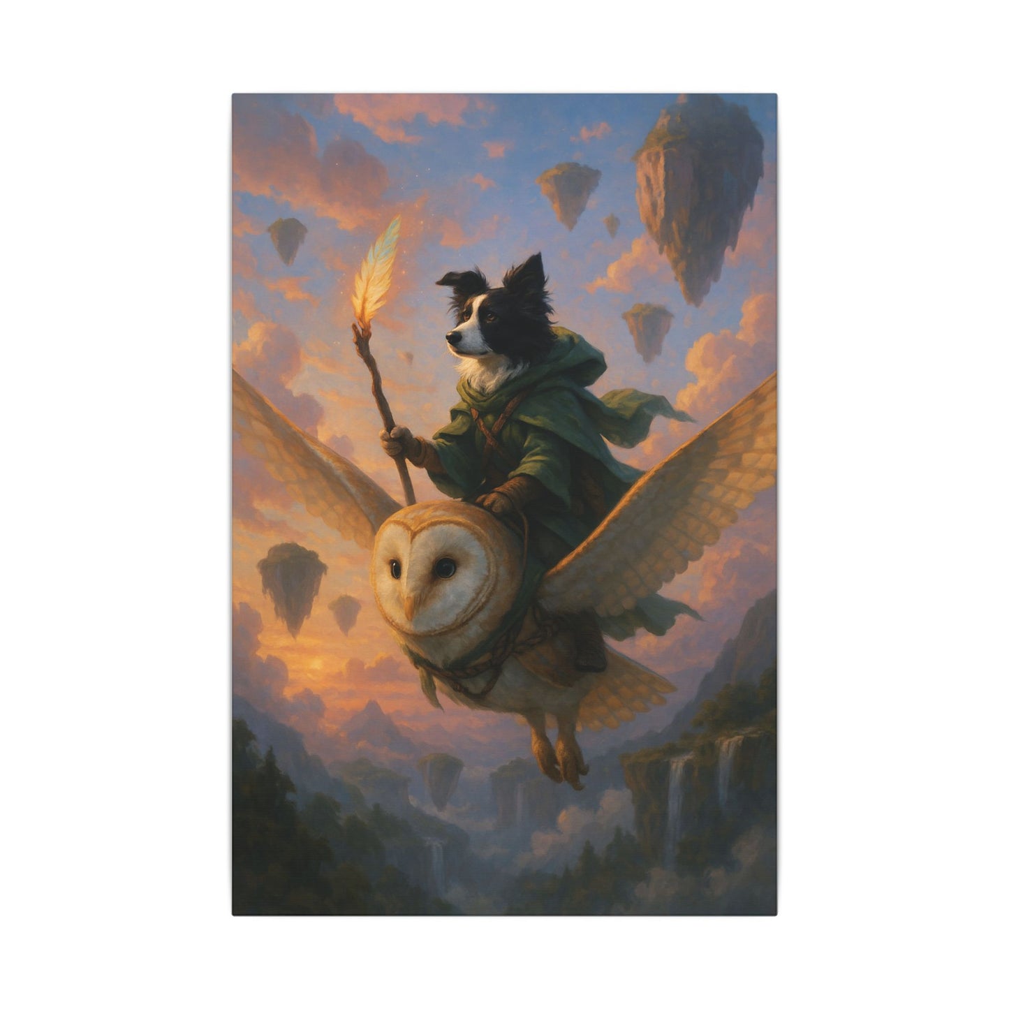 Skyward Companions-Fantasy Dog Portraits - Fantasy Dog Portraits