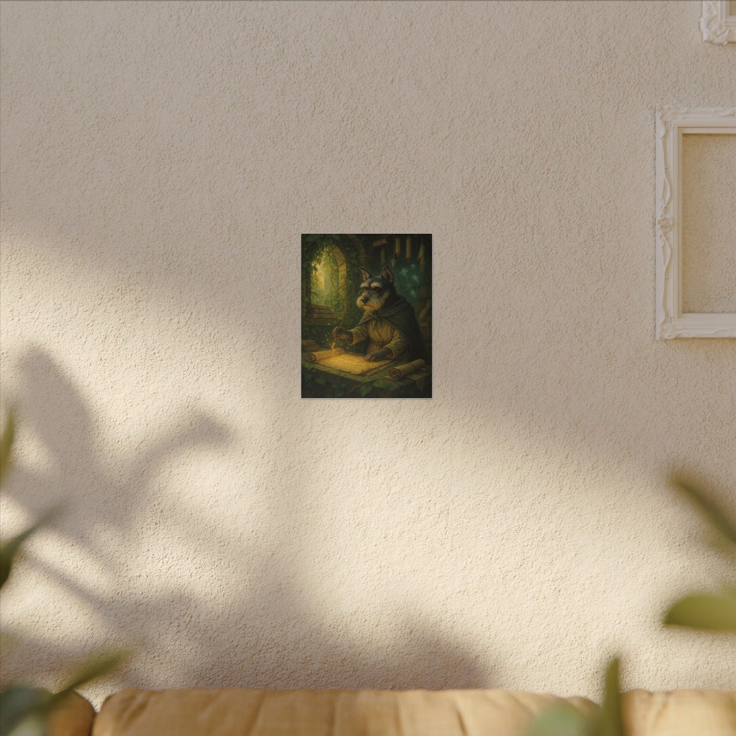 Canine Scholar's Mystical Scroll-Fantasy Dog Portraits - Fantasy Dog Portraits