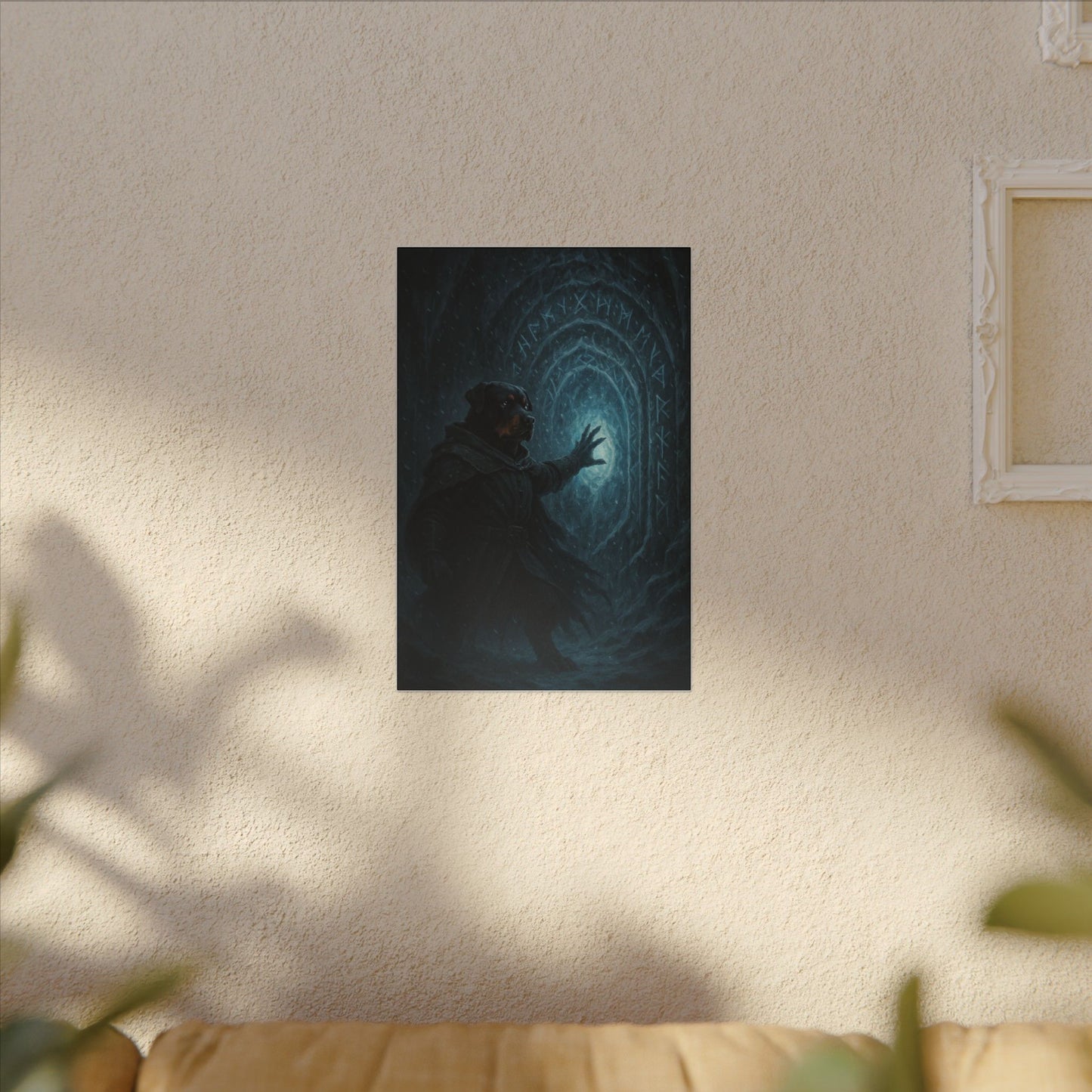 Threshold of Frost-Fantasy Dog Portraits - Fantasy Dog Portraits