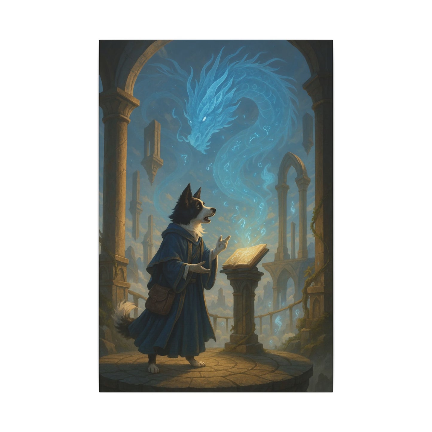 Mystic Canine Conjurer-Fantasy Dog Portraits - Fantasy Dog Portraits