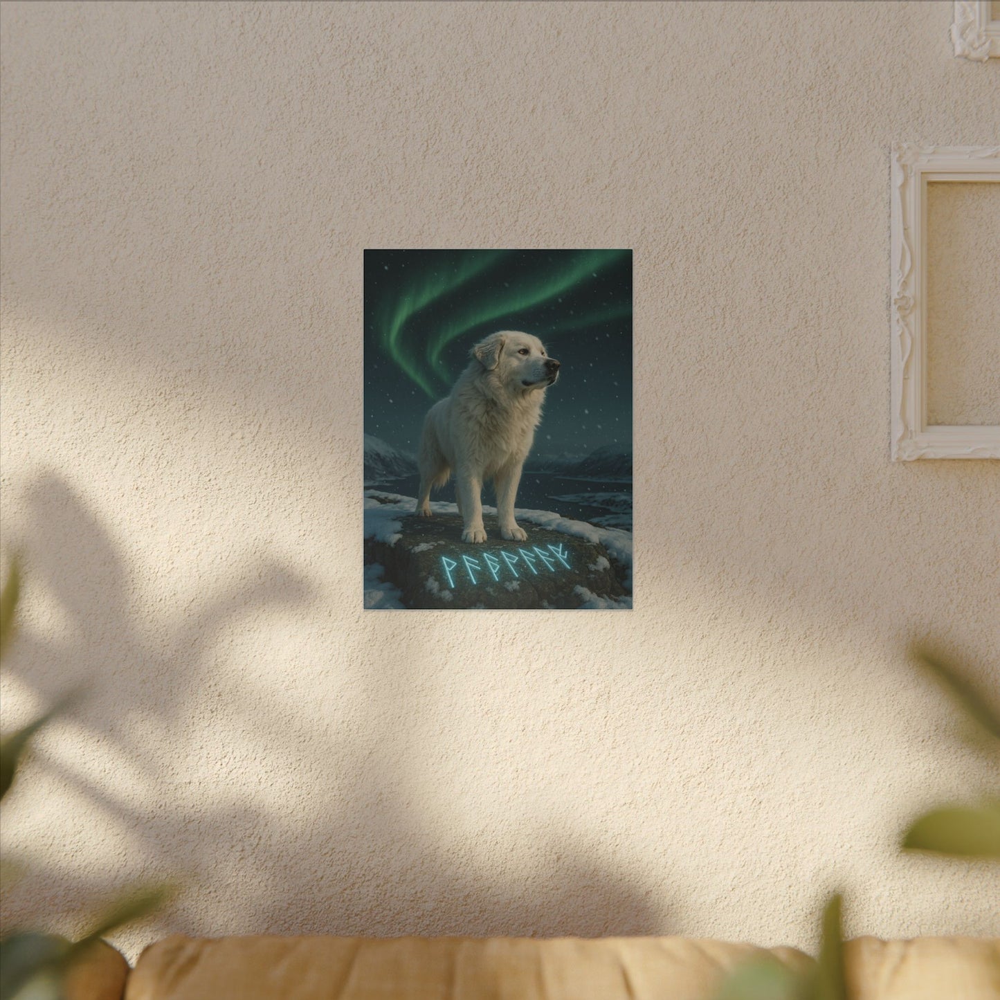 Guardian of the Aurora-Fantasy Dog Portraits - Fantasy Dog Portraits