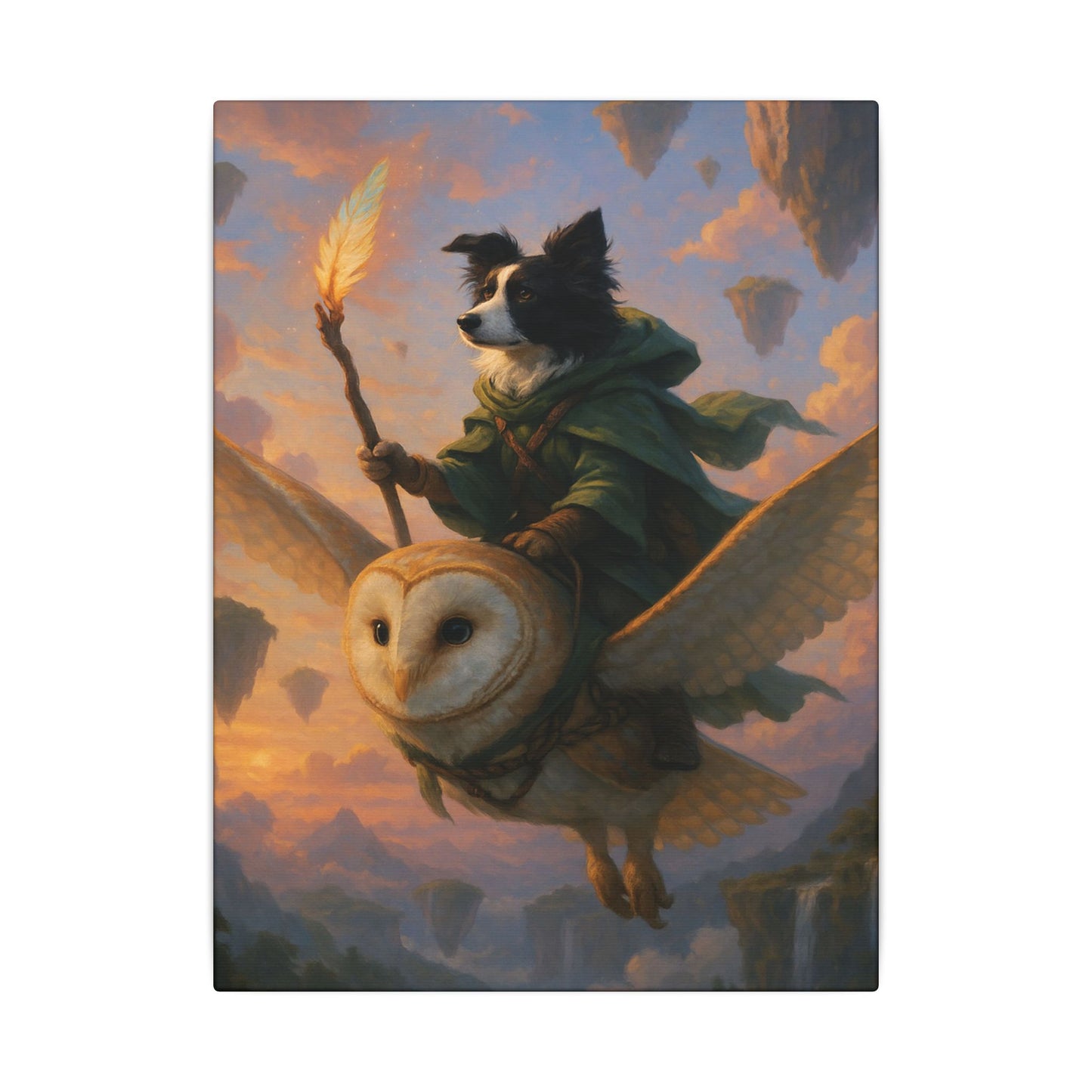Skyward Companions-Fantasy Dog Portraits - Fantasy Dog Portraits
