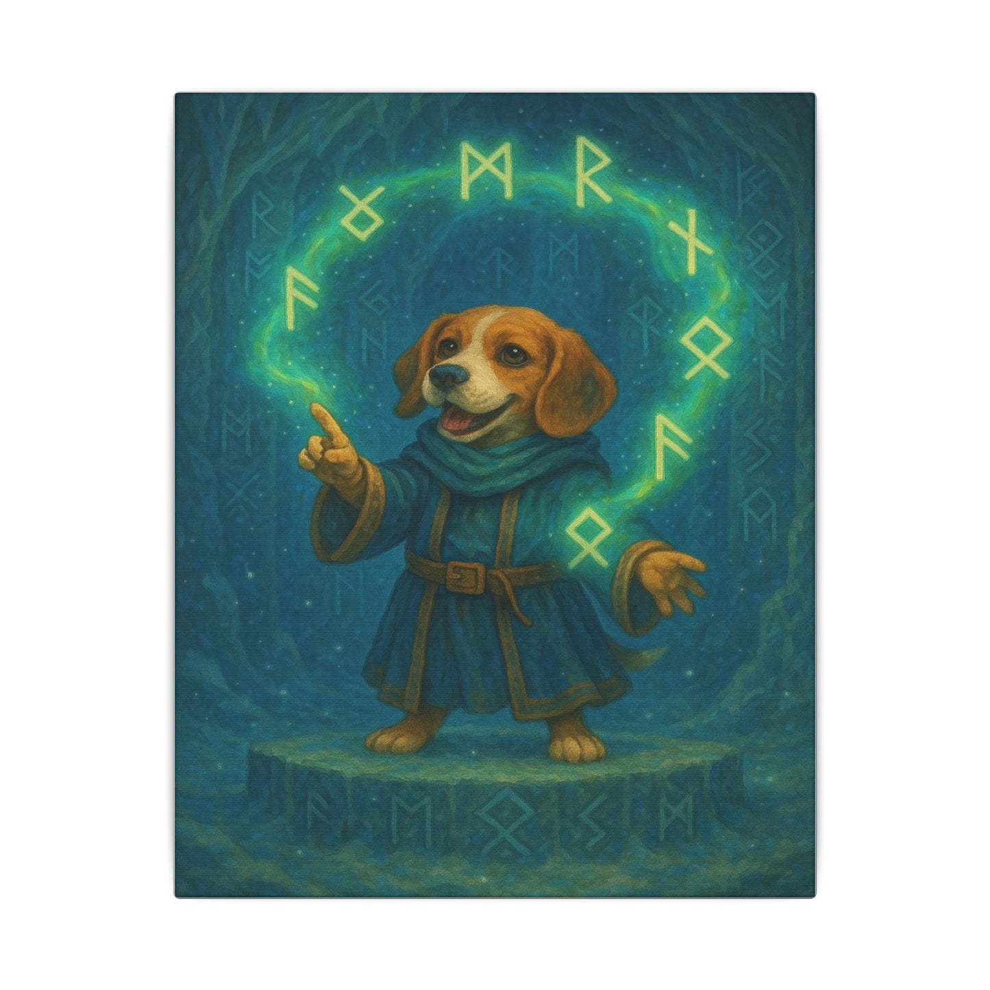 Mystic Beagle-Fantasy Dog Portraits - Fantasy Dog Portraits