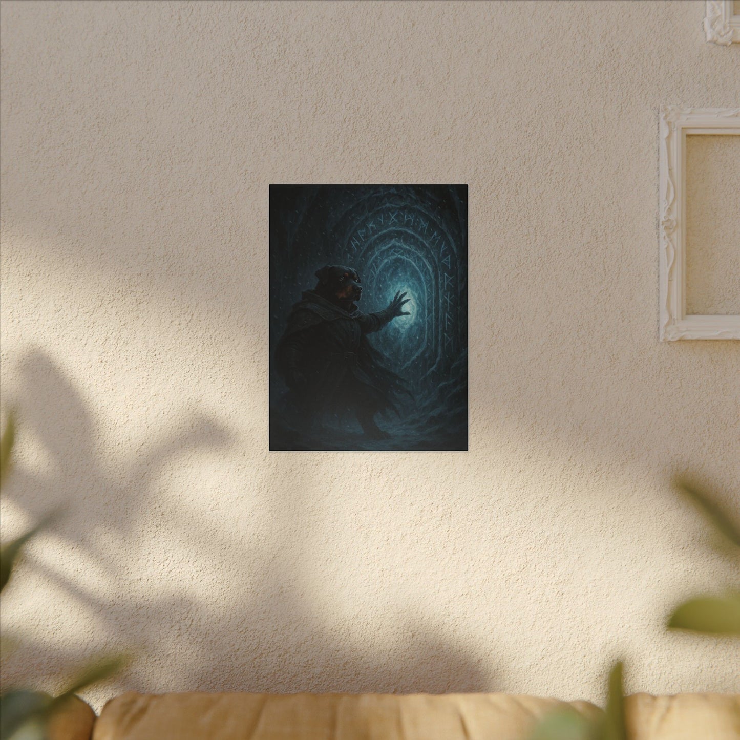 Threshold of Frost-Fantasy Dog Portraits - Fantasy Dog Portraits