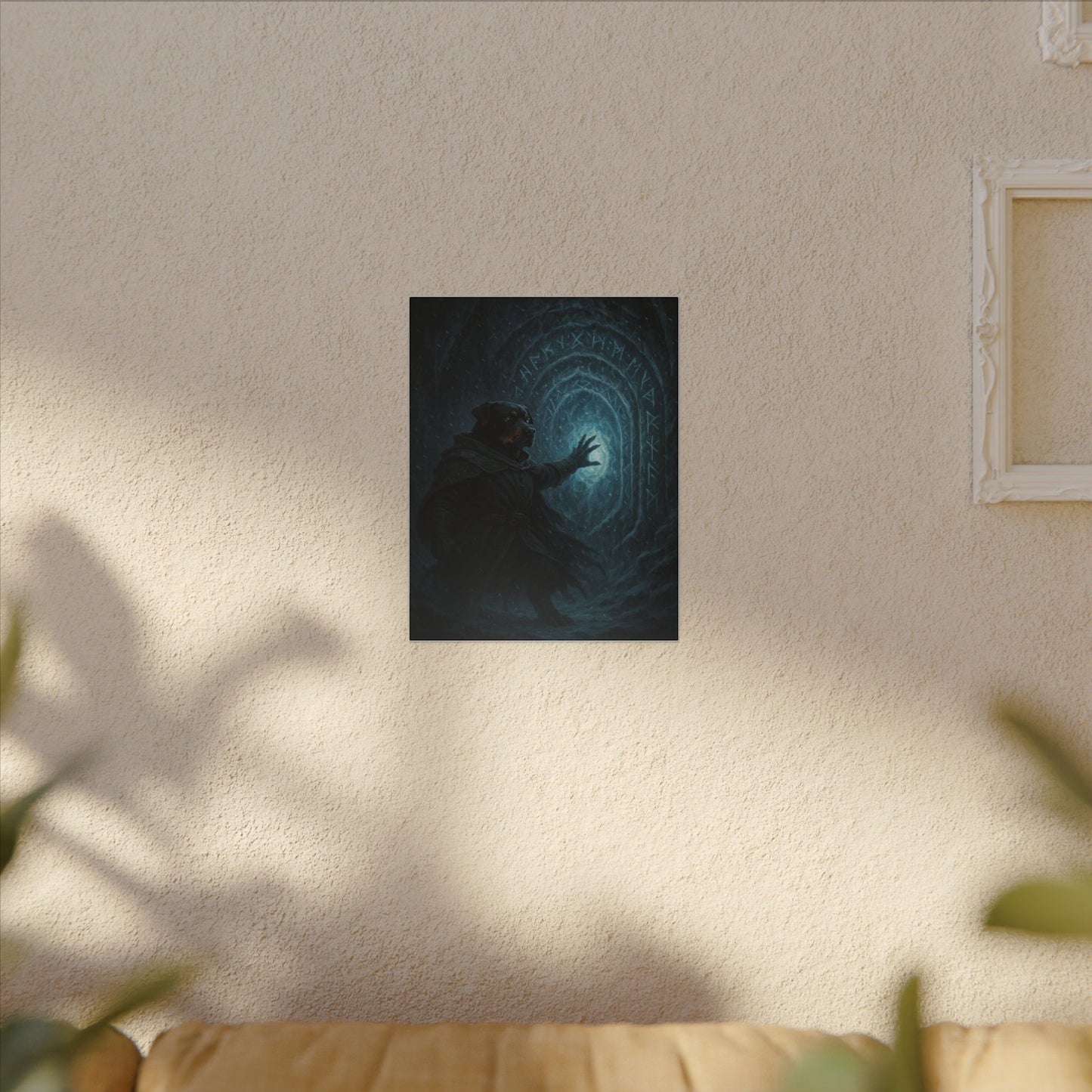 Threshold of Frost-Fantasy Dog Portraits - Fantasy Dog Portraits