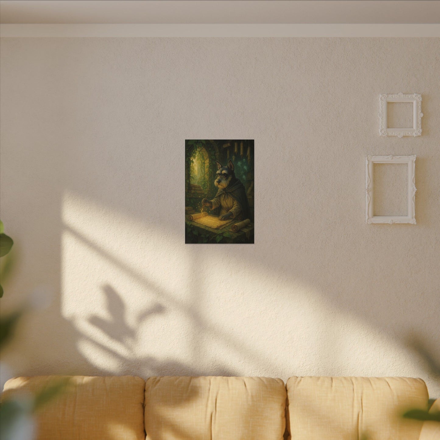 Canine Scholar's Mystical Scroll-Fantasy Dog Portraits - Fantasy Dog Portraits