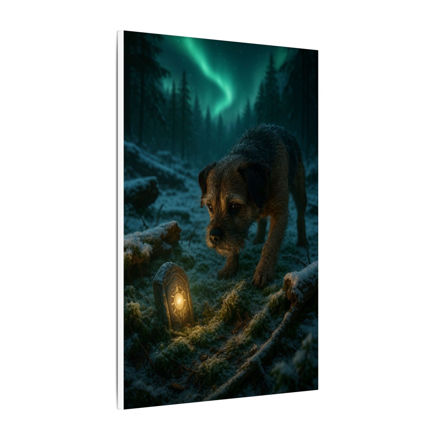 Guardian of the Frost-Fantasy Dog Portraits - Fantasy Dog Portraits