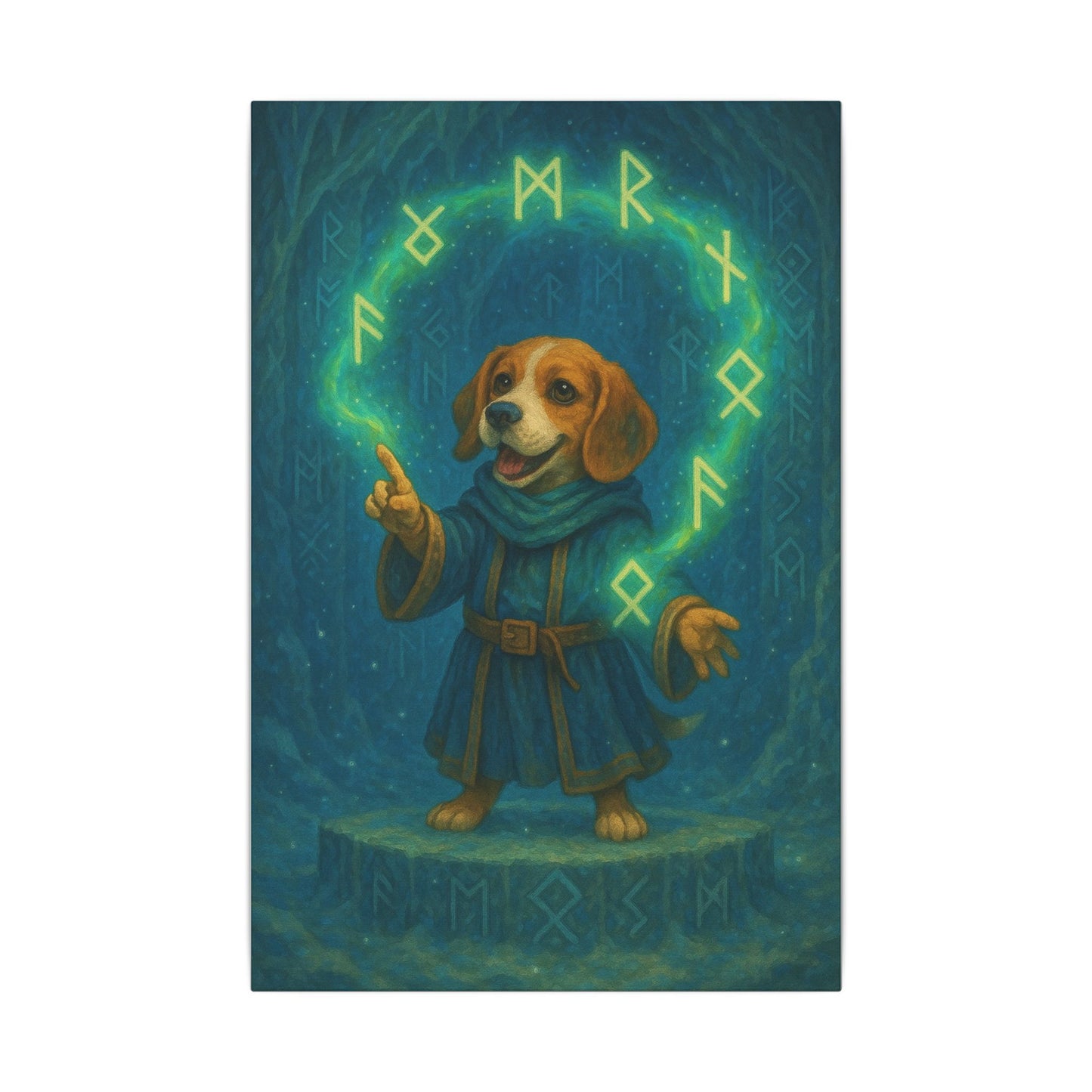 Mystic Beagle-Fantasy Dog Portraits - Fantasy Dog Portraits