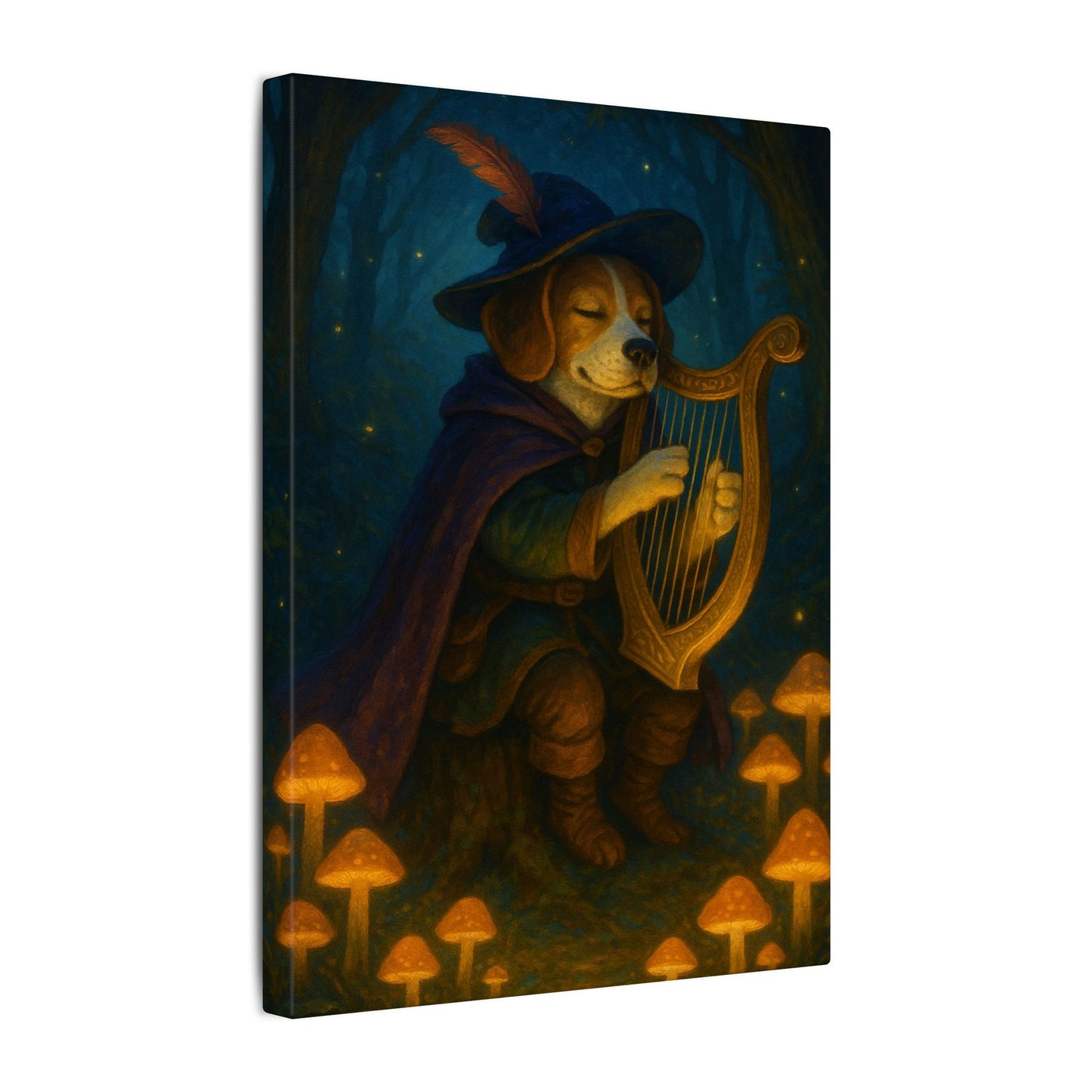 Moonlit Melody-Fantasy Dog Portraits - Fantasy Dog Portraits