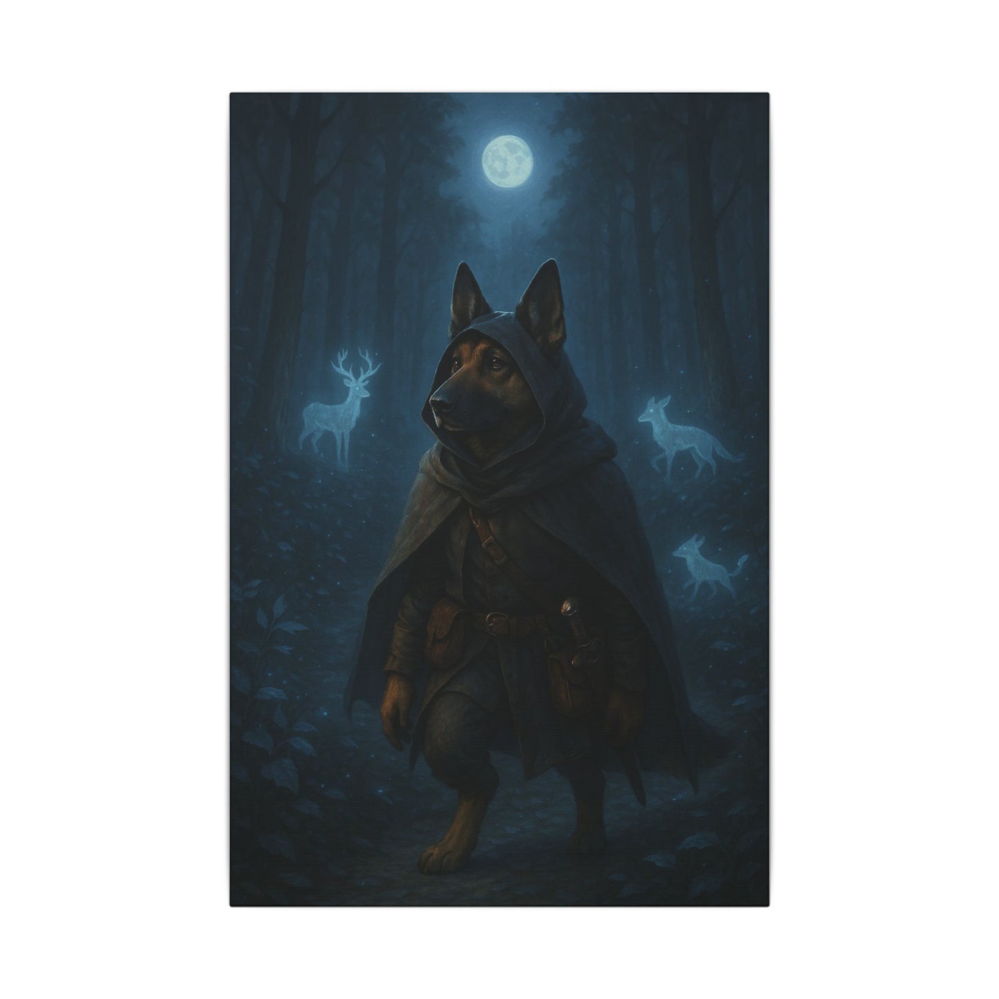 Guardian of the Misty Realm-Fantasy Dog Portraits - Fantasy Dog Portraits