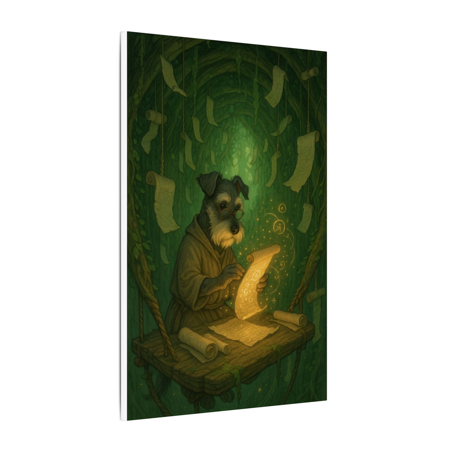 Canine Scholar-Fantasy Dog Portraits - Fantasy Dog Portraits