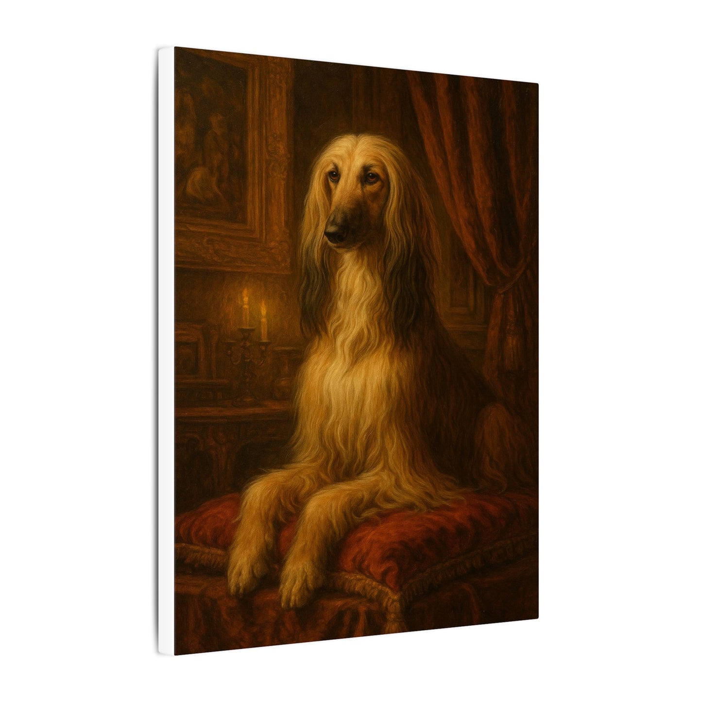 Regal Afghan-Fantasy Dog Portraits - Fantasy Dog Portraits
