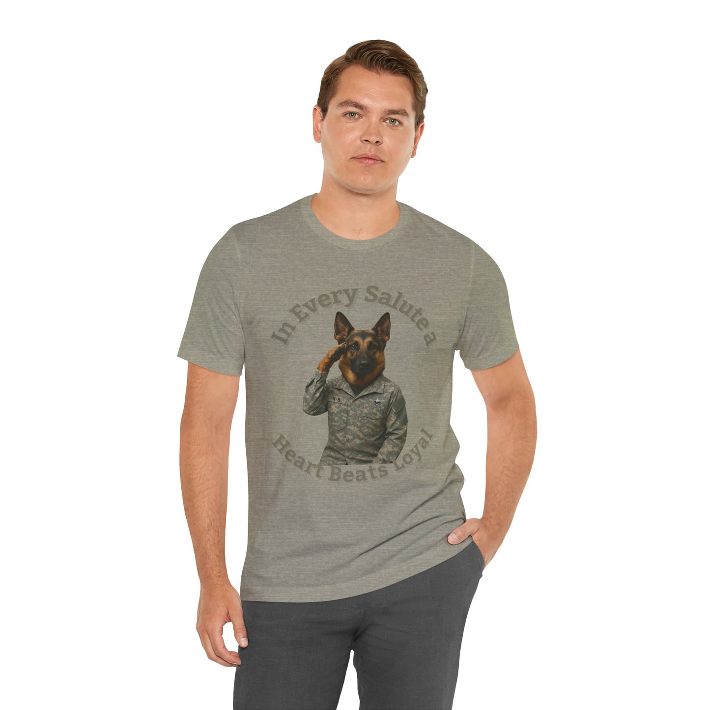 Air Force Dog Unisex Tee - Fantasy Dog Portraits