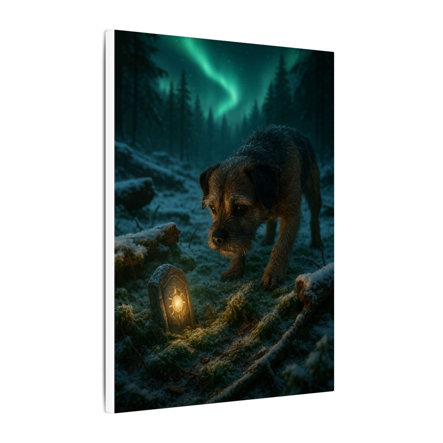 Guardian of the Frost-Fantasy Dog Portraits - Fantasy Dog Portraits