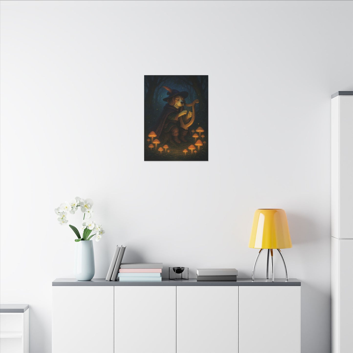 Moonlit Melody-Fantasy Dog Portraits - Fantasy Dog Portraits