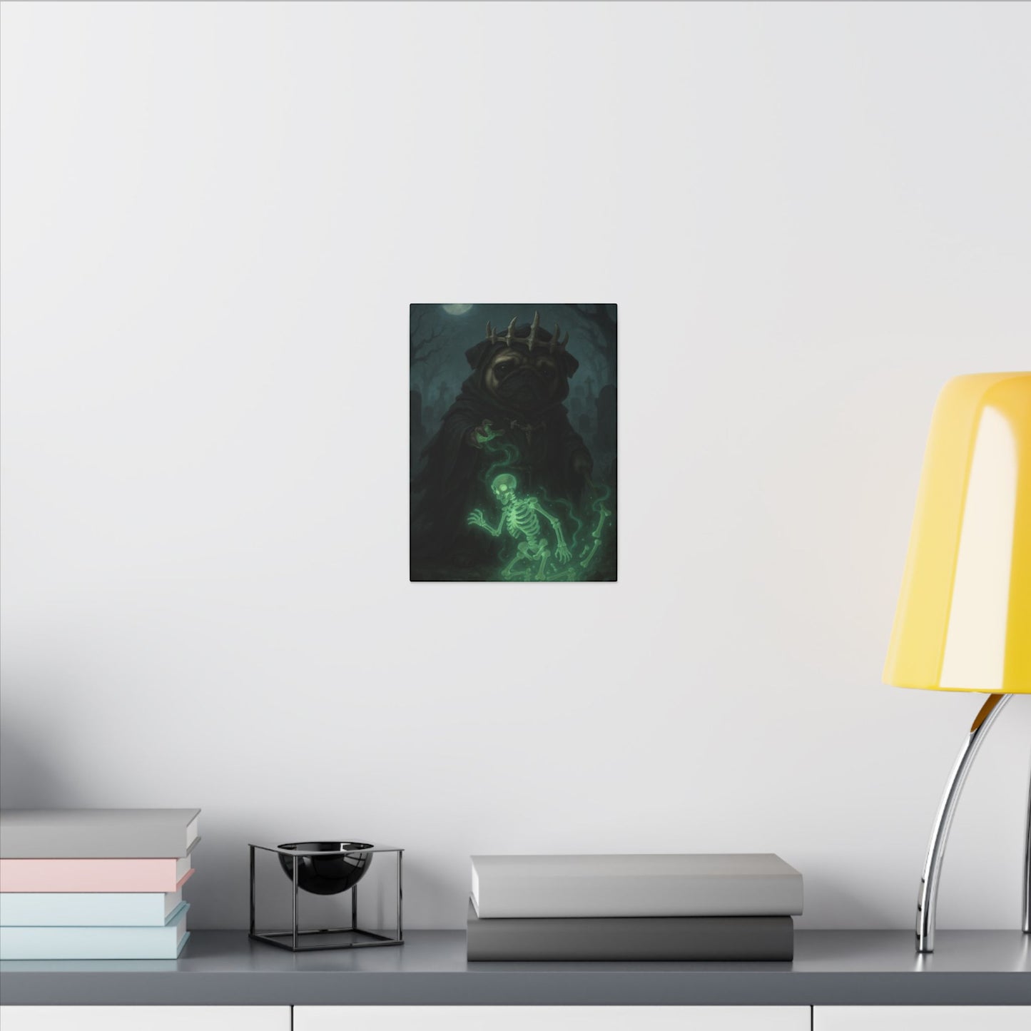 Pug of Shadows-Fantasy Dog Portraits - Fantasy Dog Portraits