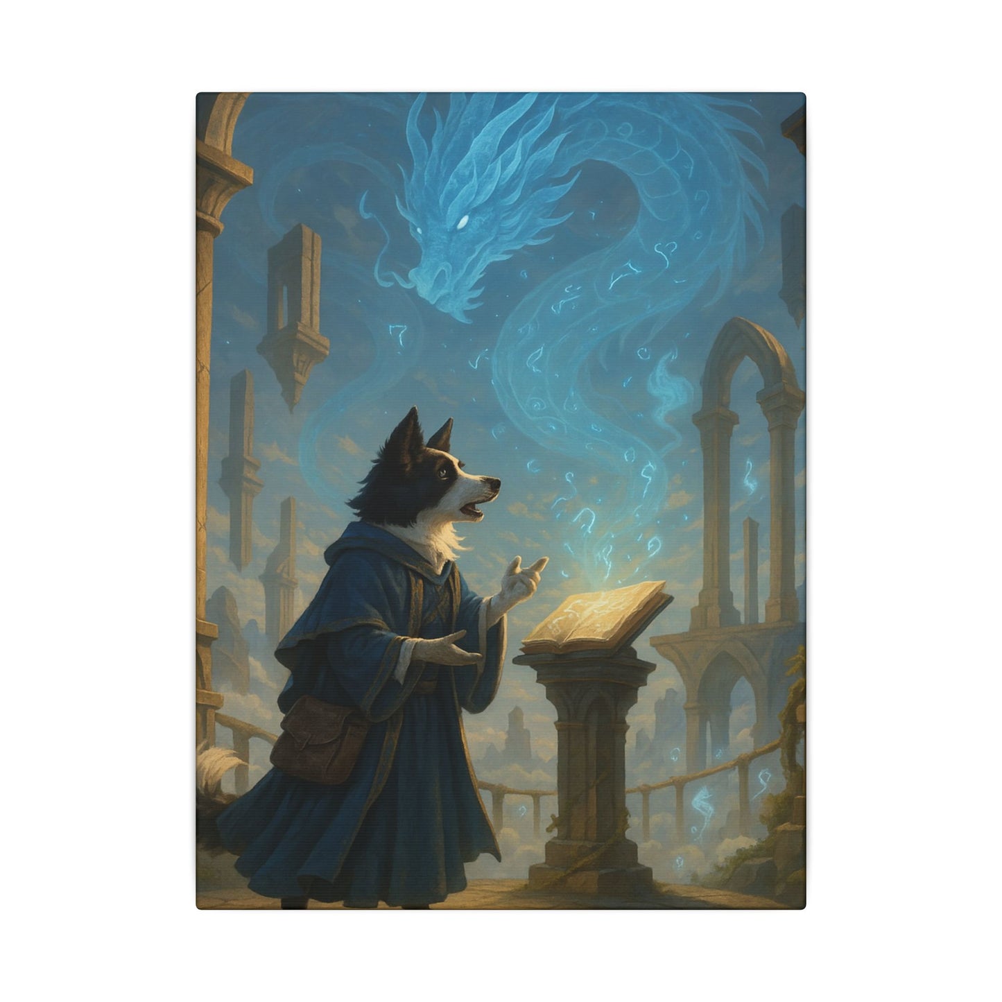 Mystic Canine Conjurer-Fantasy Dog Portraits - Fantasy Dog Portraits