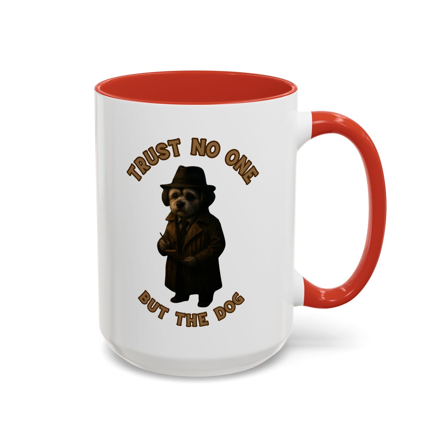 Accent Coffee Mug - Motivational Drinkware for Inspiration, Gift for Friends, Office Decor, Cozy Mornings, Unique Coffee Gift - Fantasy Dog Portraits