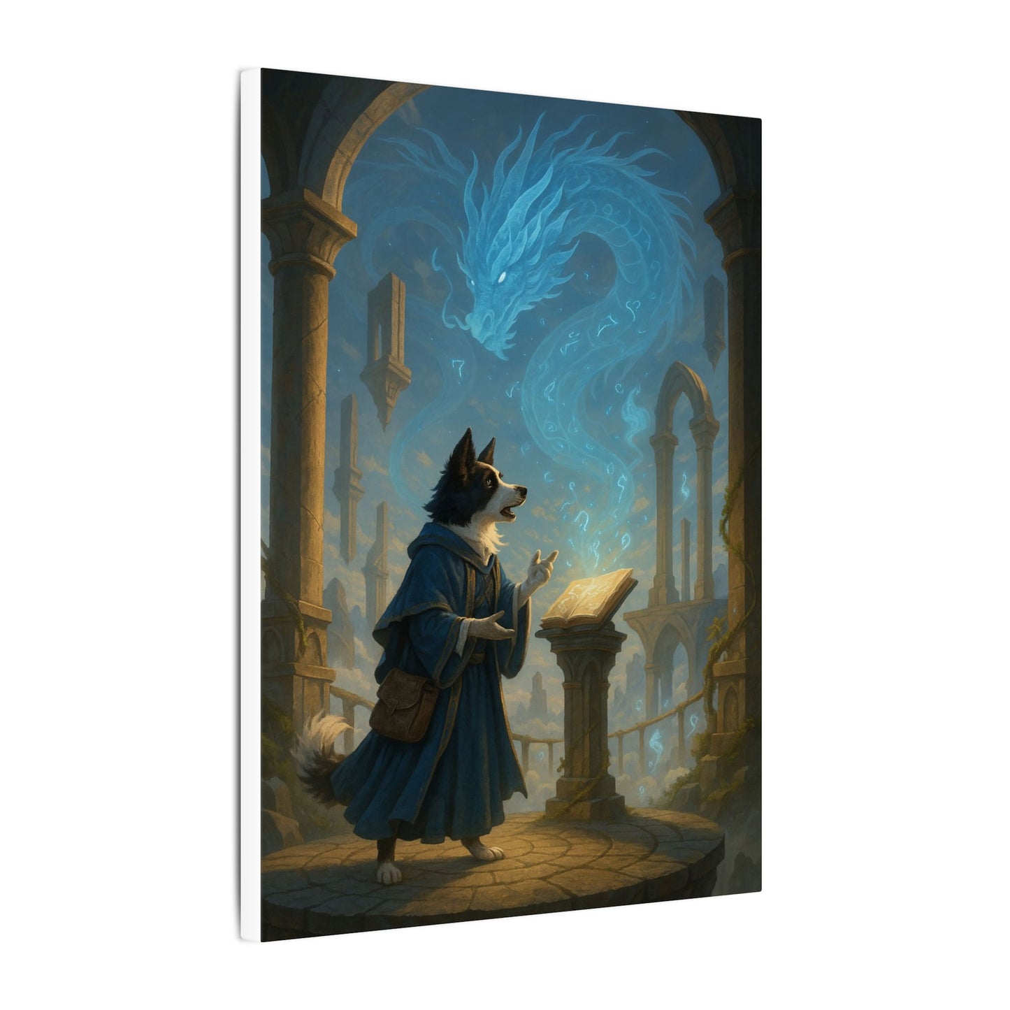 Mystic Canine Conjurer-Fantasy Dog Portraits - Fantasy Dog Portraits