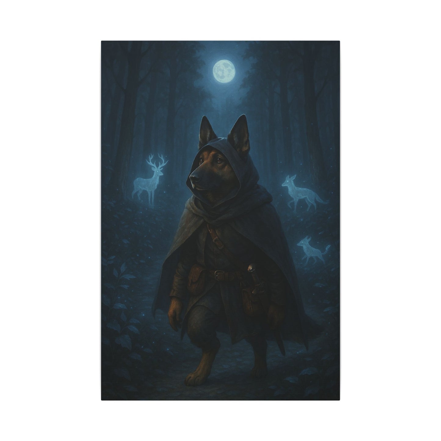 Guardian of the Misty Realm-Fantasy Dog Portraits - Fantasy Dog Portraits