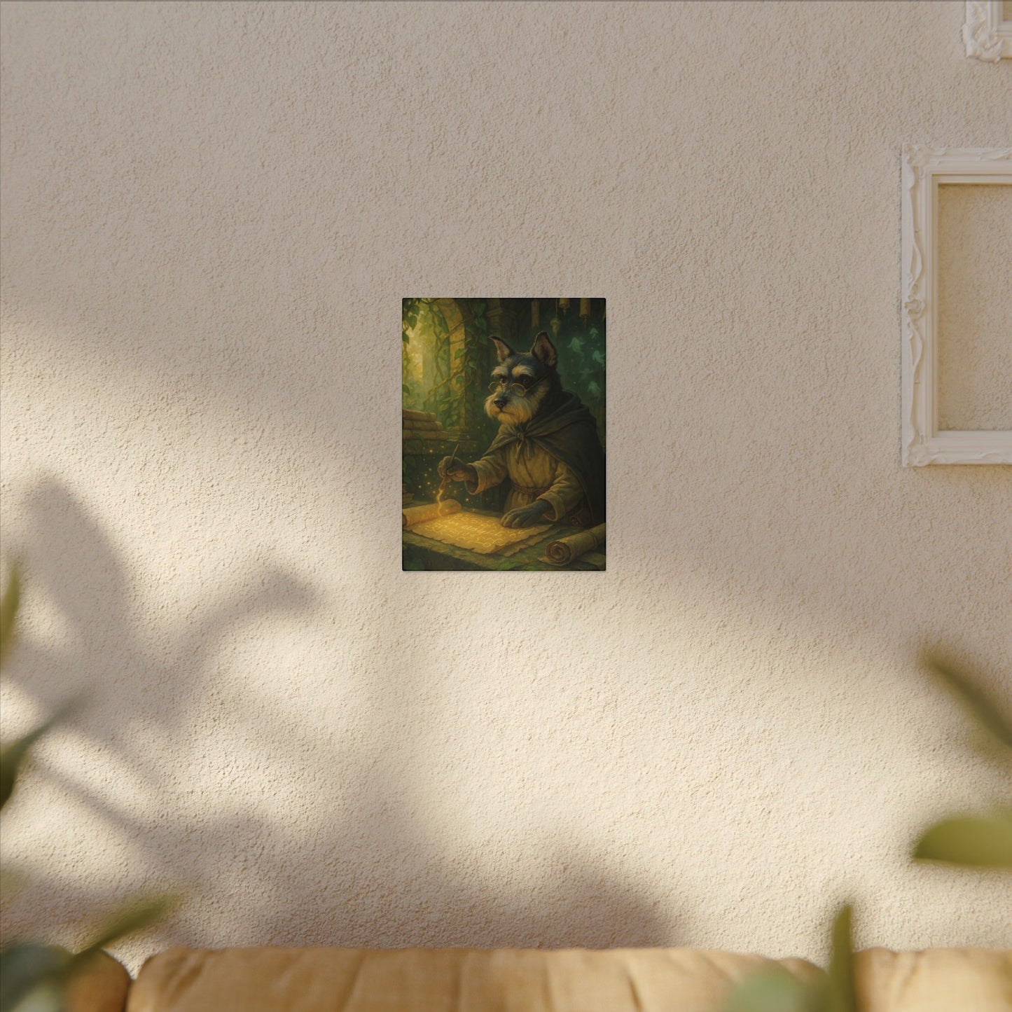 Canine Scholar's Mystical Scroll-Fantasy Dog Portraits - Fantasy Dog Portraits