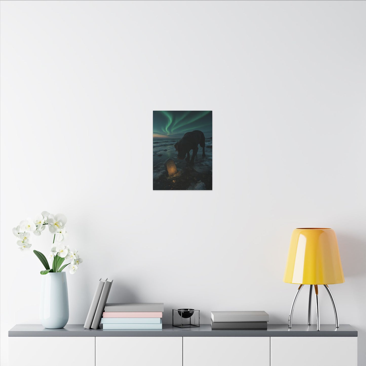 Whispers of the Northern Lights-Fantasy Dog Portraits - Fantasy Dog Portraits