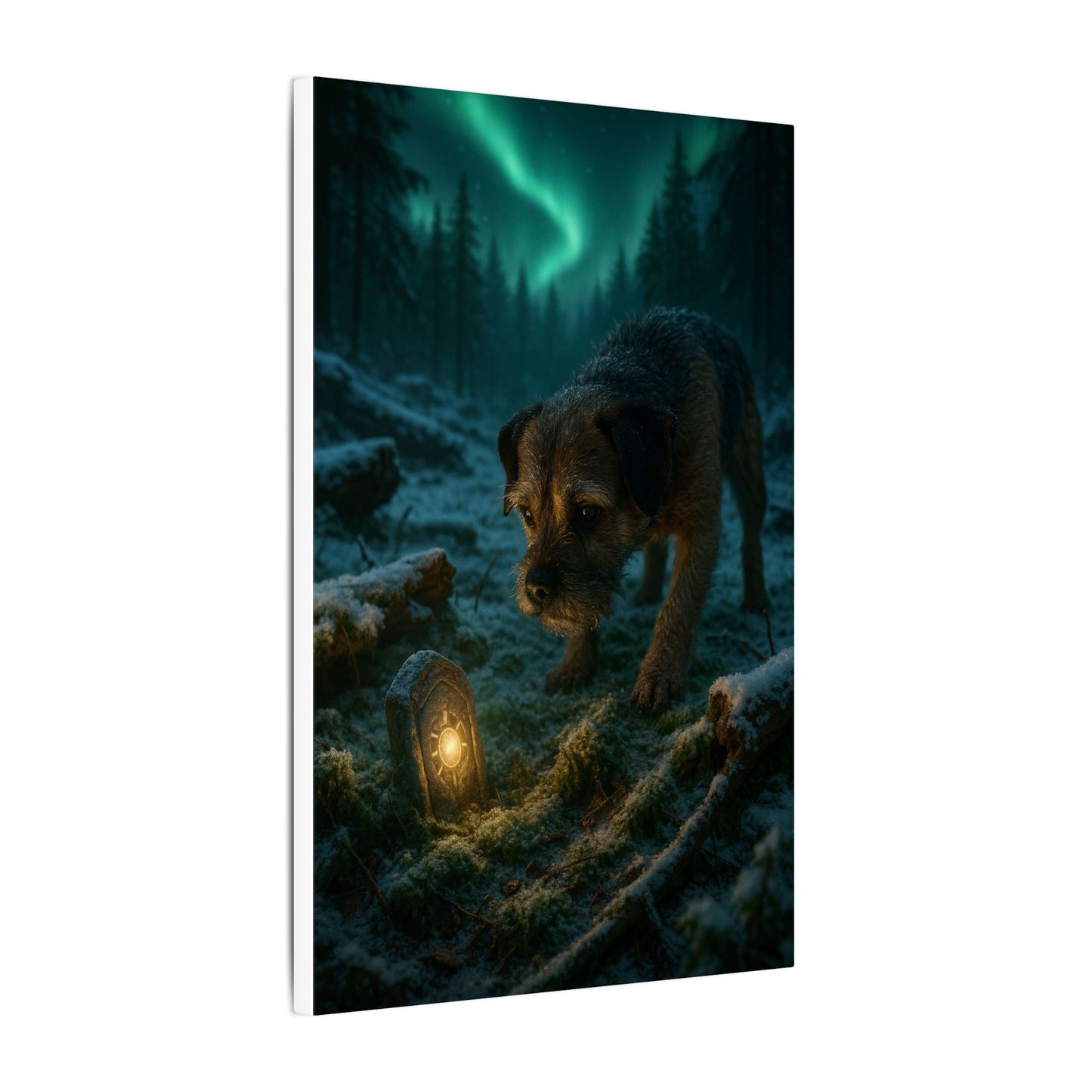 Guardian of the Frost-Fantasy Dog Portraits - Fantasy Dog Portraits