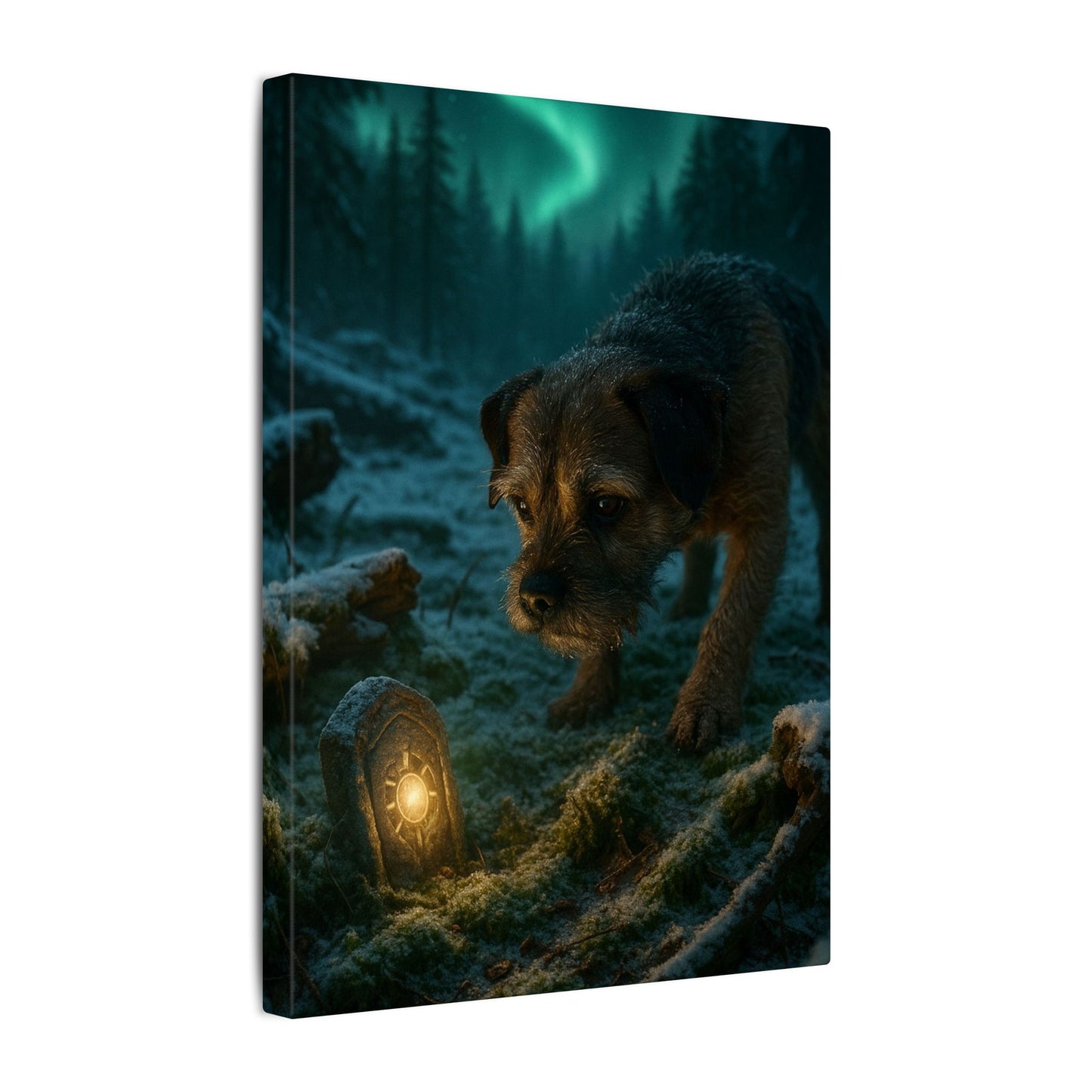 Guardian of the Frost-Fantasy Dog Portraits - Fantasy Dog Portraits