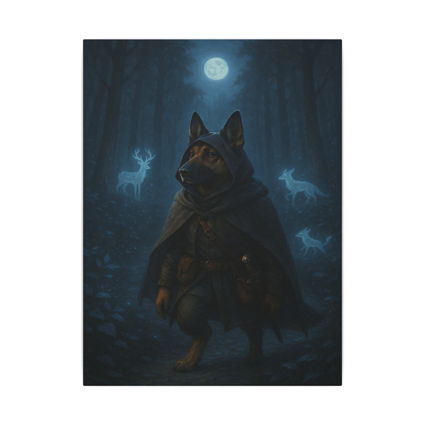 Guardian of the Misty Realm-Fantasy Dog Portraits - Fantasy Dog Portraits