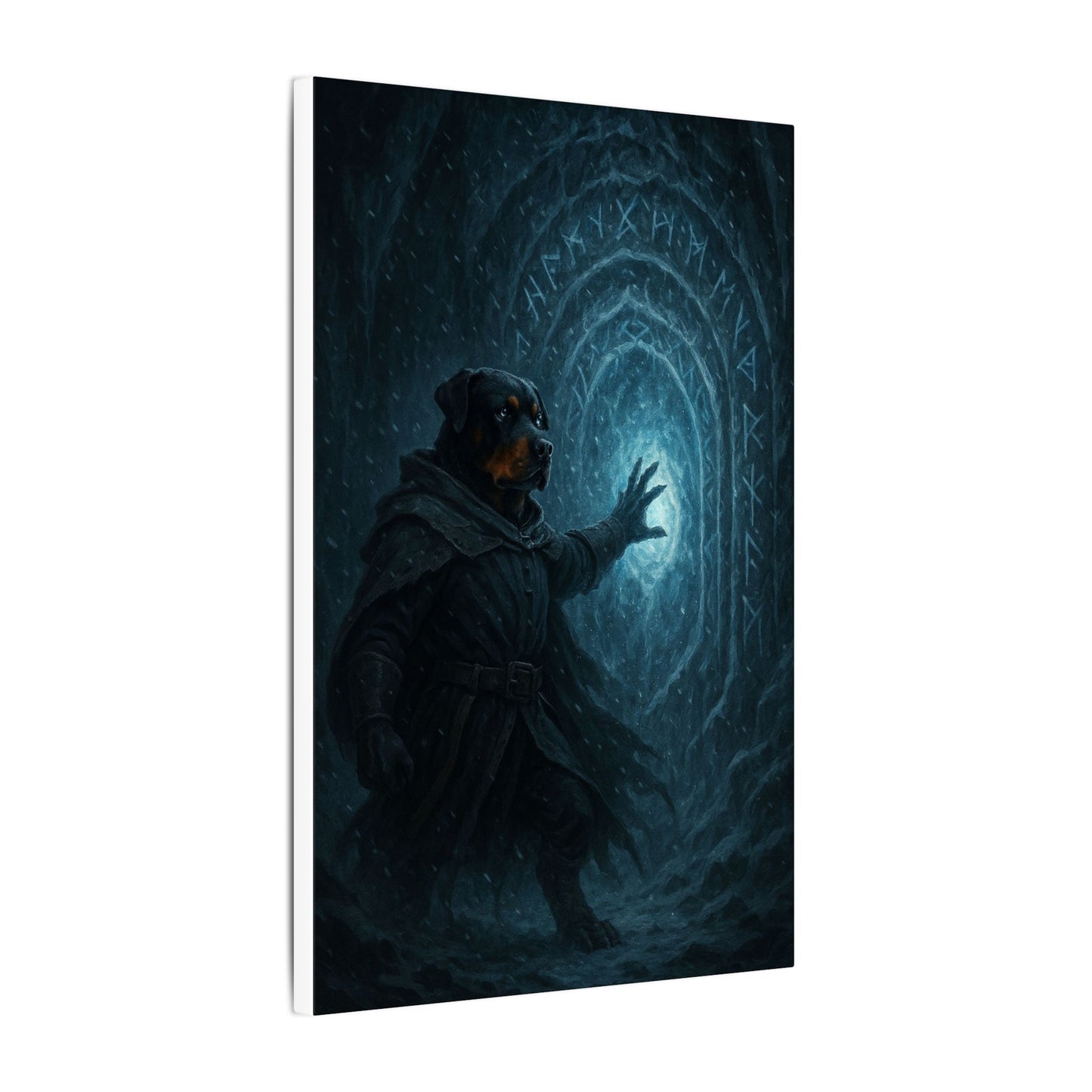 Threshold of Frost-Fantasy Dog Portraits - Fantasy Dog Portraits