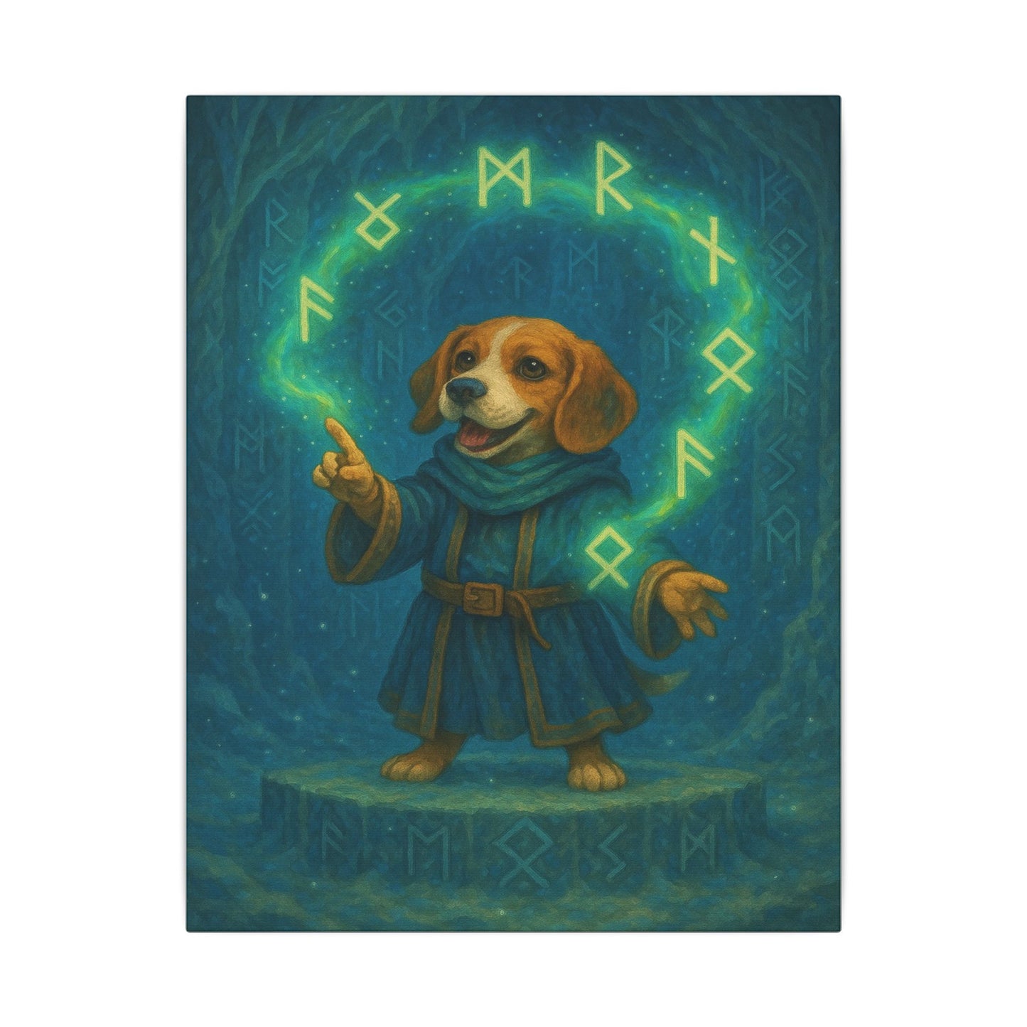 Mystic Beagle-Fantasy Dog Portraits - Fantasy Dog Portraits
