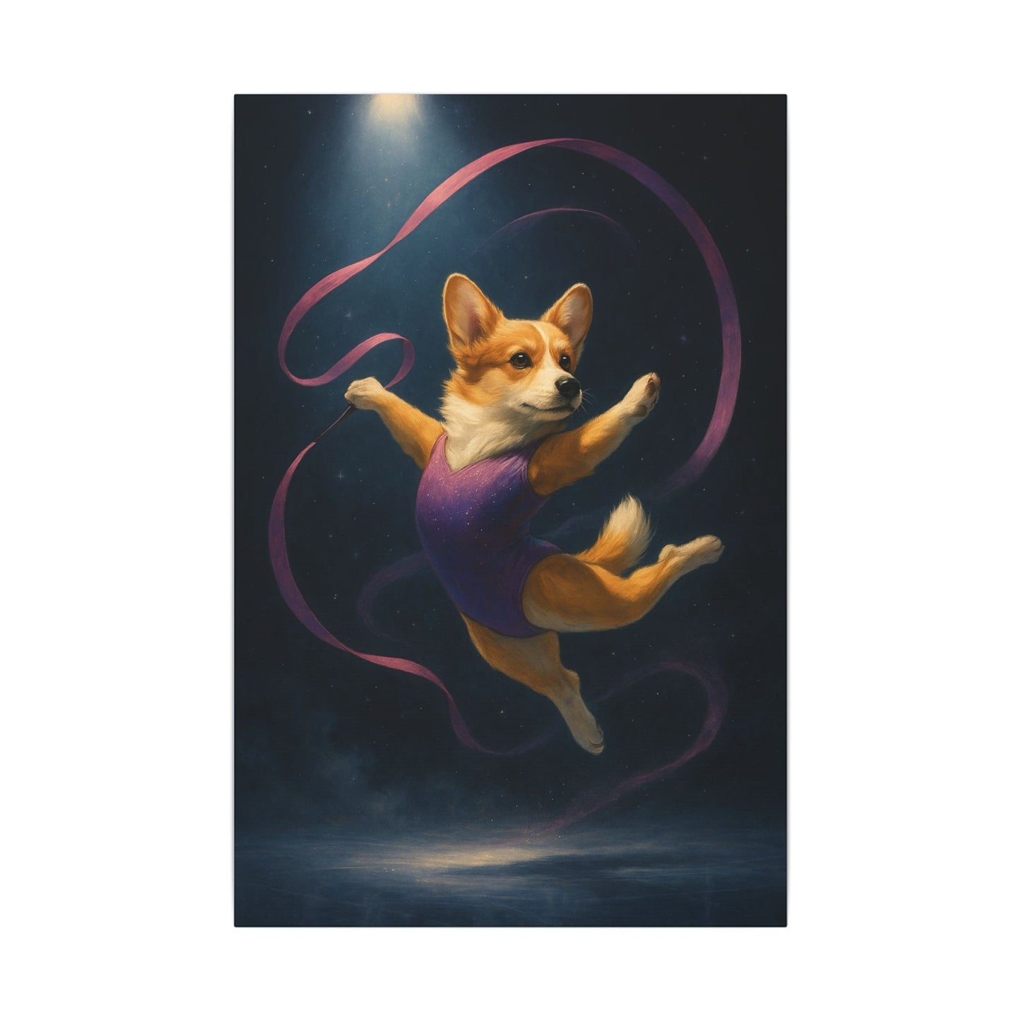 Cosmic Corgi Choreography-Fantasy Dog Portraits - Fantasy Dog Portraits