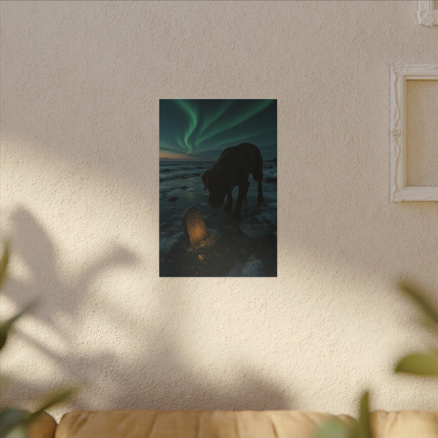 Whispers of the Northern Lights-Fantasy Dog Portraits - Fantasy Dog Portraits