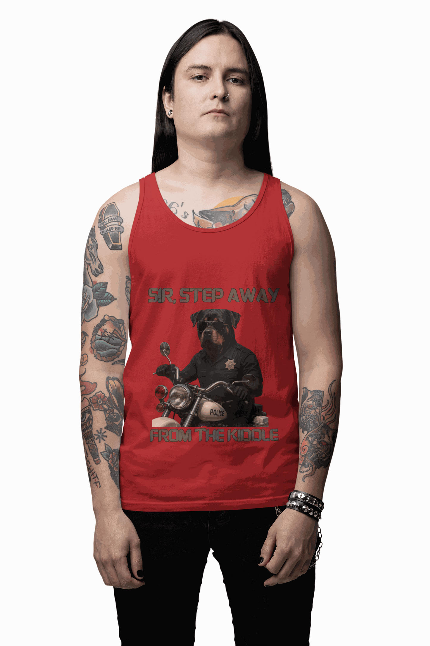 Unisex Jersey Tank, Funny Dog Tank Top, Gift for Dog Lovers, Casual Summer Apparel, Birthday Gift, Comfy Graphic Tank - Fantasy Dog Portraits