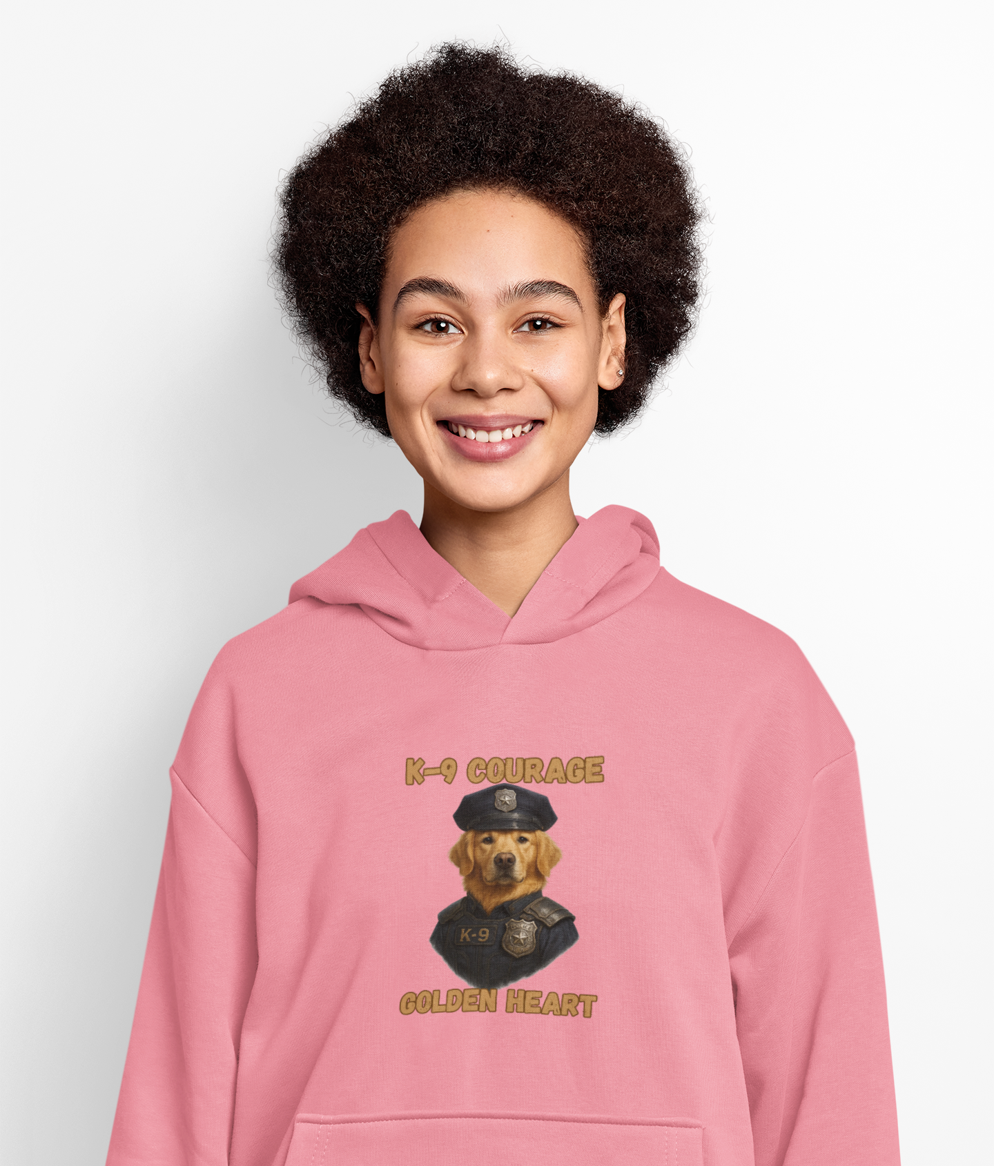 Courage & Heart Hoodie - Unisex Heavy Blend, Cozy Sweatshirt, Gift for Friends, Motivational Apparel, Casual Wear - Fantasy Dog Portraits