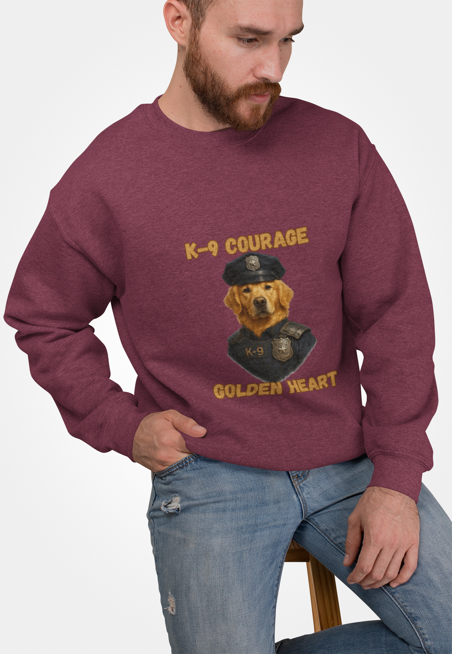 k-9 cop Fantasy Dog Portraits