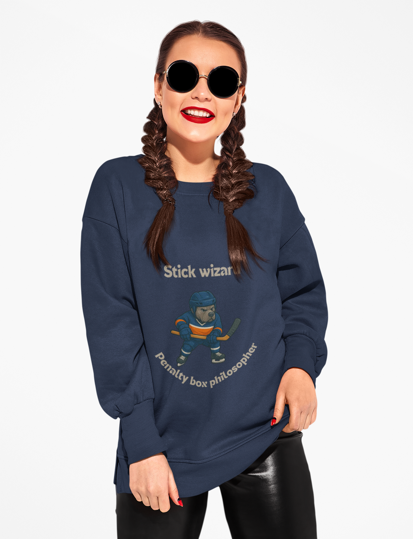 Unisex Hockey Dog Sweatshirt