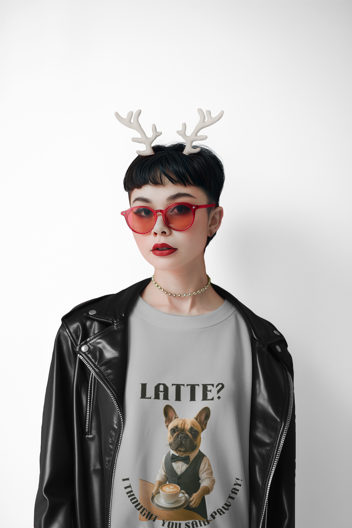 Frenchie's Coffee BreakFantasy Dog Portraits