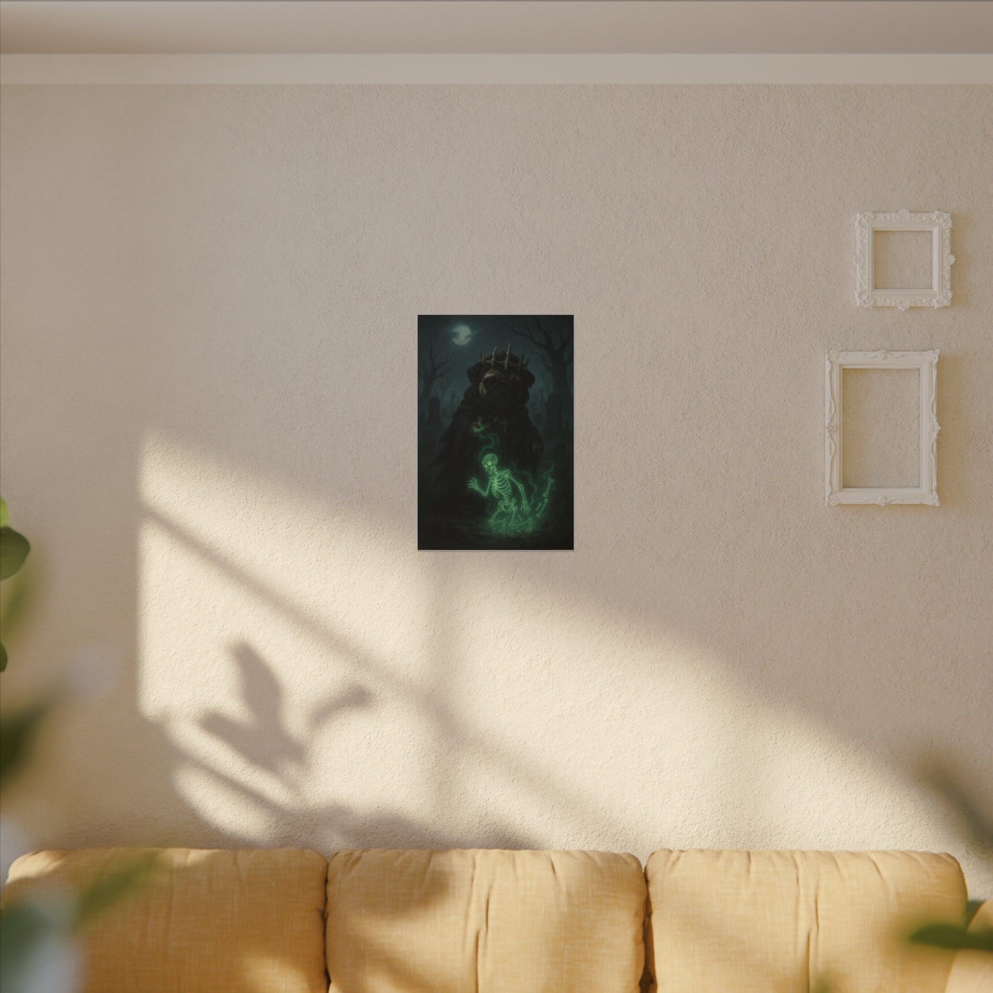 Pug of Shadows-Fantasy Dog Portraits - Fantasy Dog Portraits
