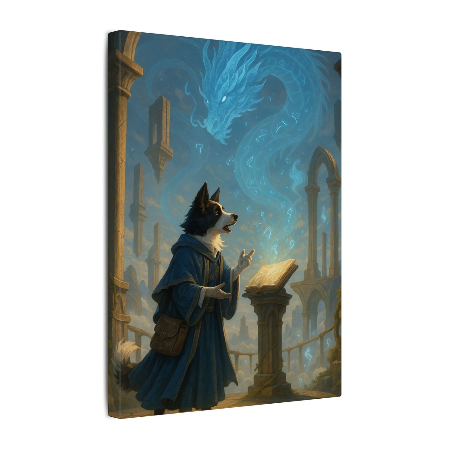 Mystic Canine Conjurer-Fantasy Dog Portraits - Fantasy Dog Portraits