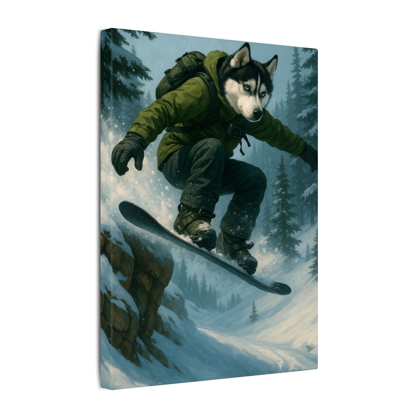Snowbound Adventure-Fantasy Dog Portraits - Fantasy Dog Portraits