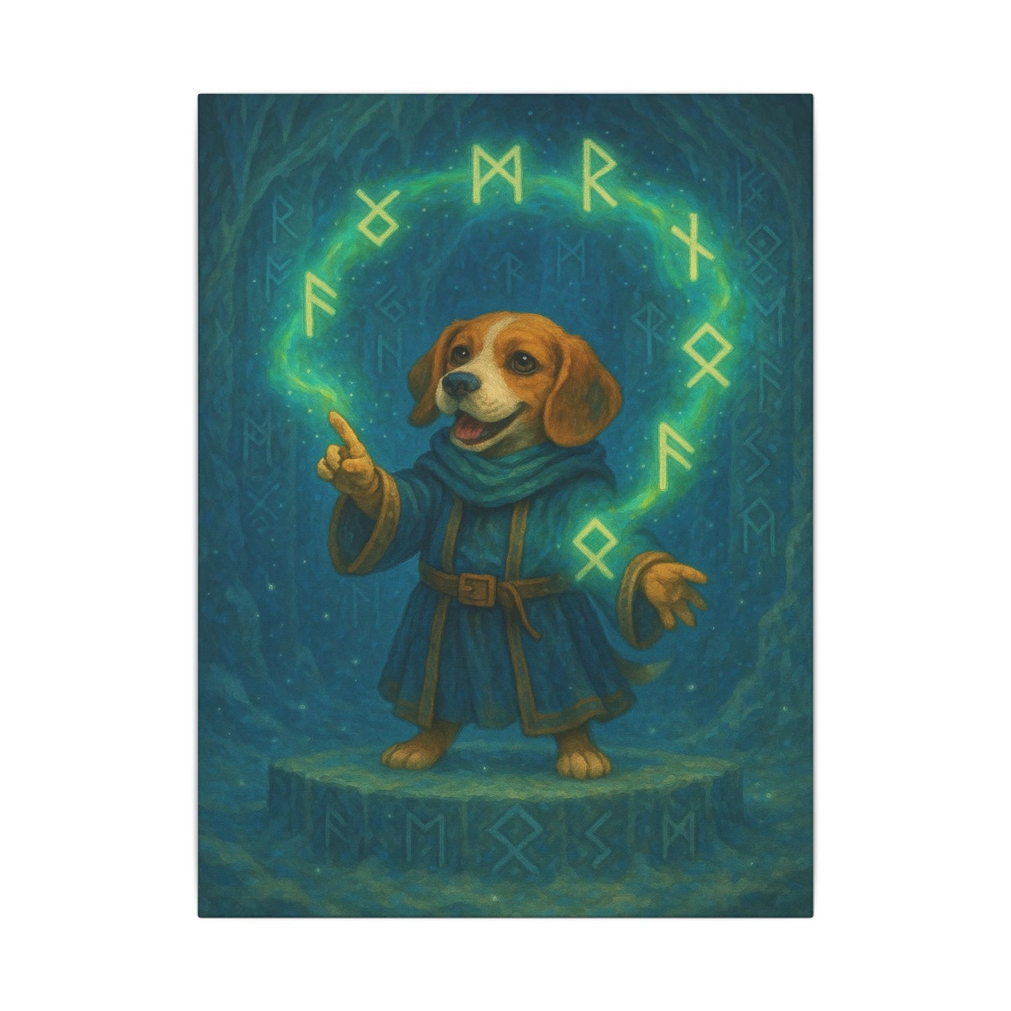 Mystic Beagle-Fantasy Dog Portraits - Fantasy Dog Portraits