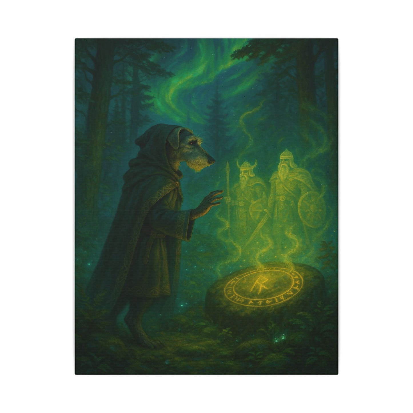 Runic Summons-Fantasy Dog Portraits - Fantasy Dog Portraits
