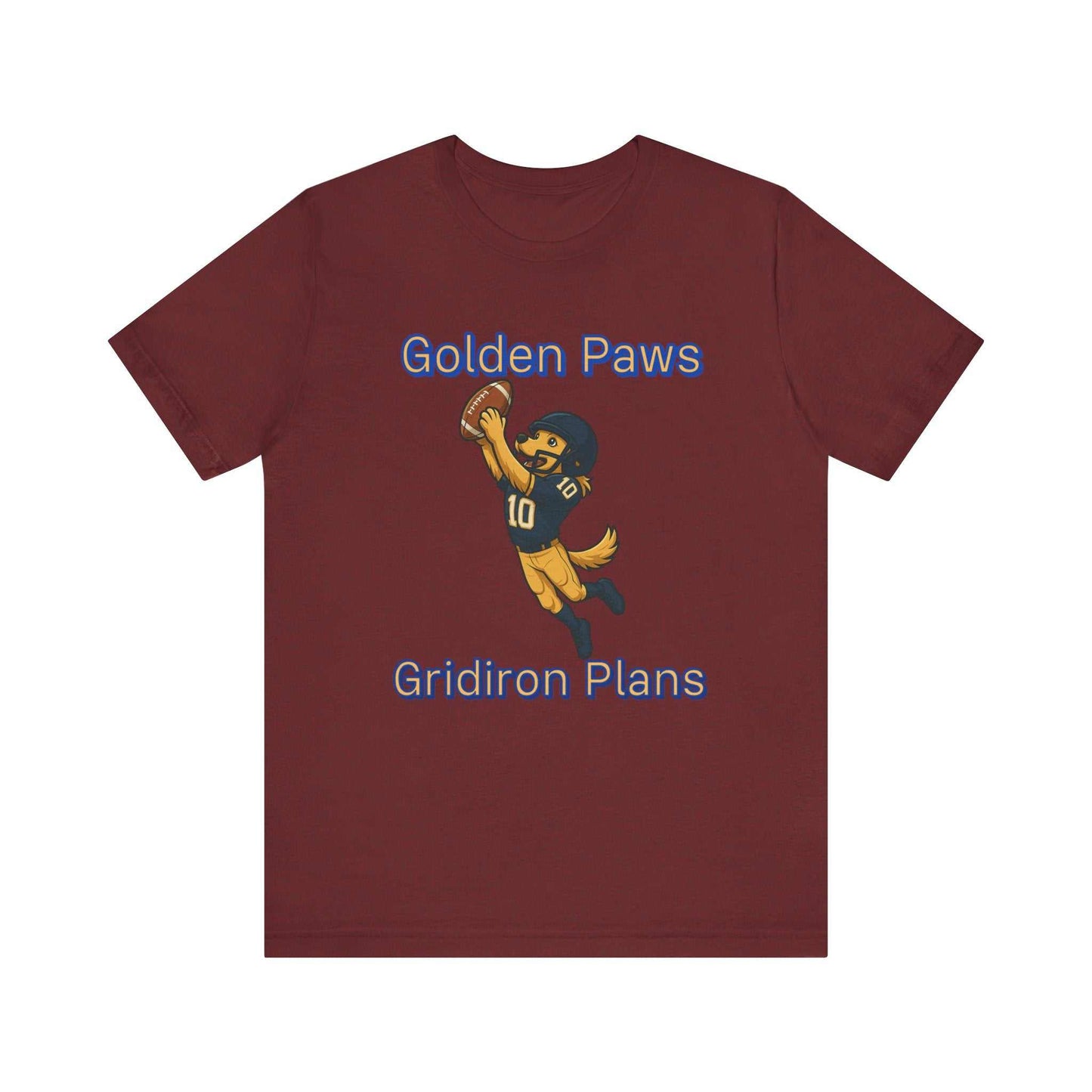 Gridiron Golden-Fantasy Dog Portraits - Fantasy Dog Portraits