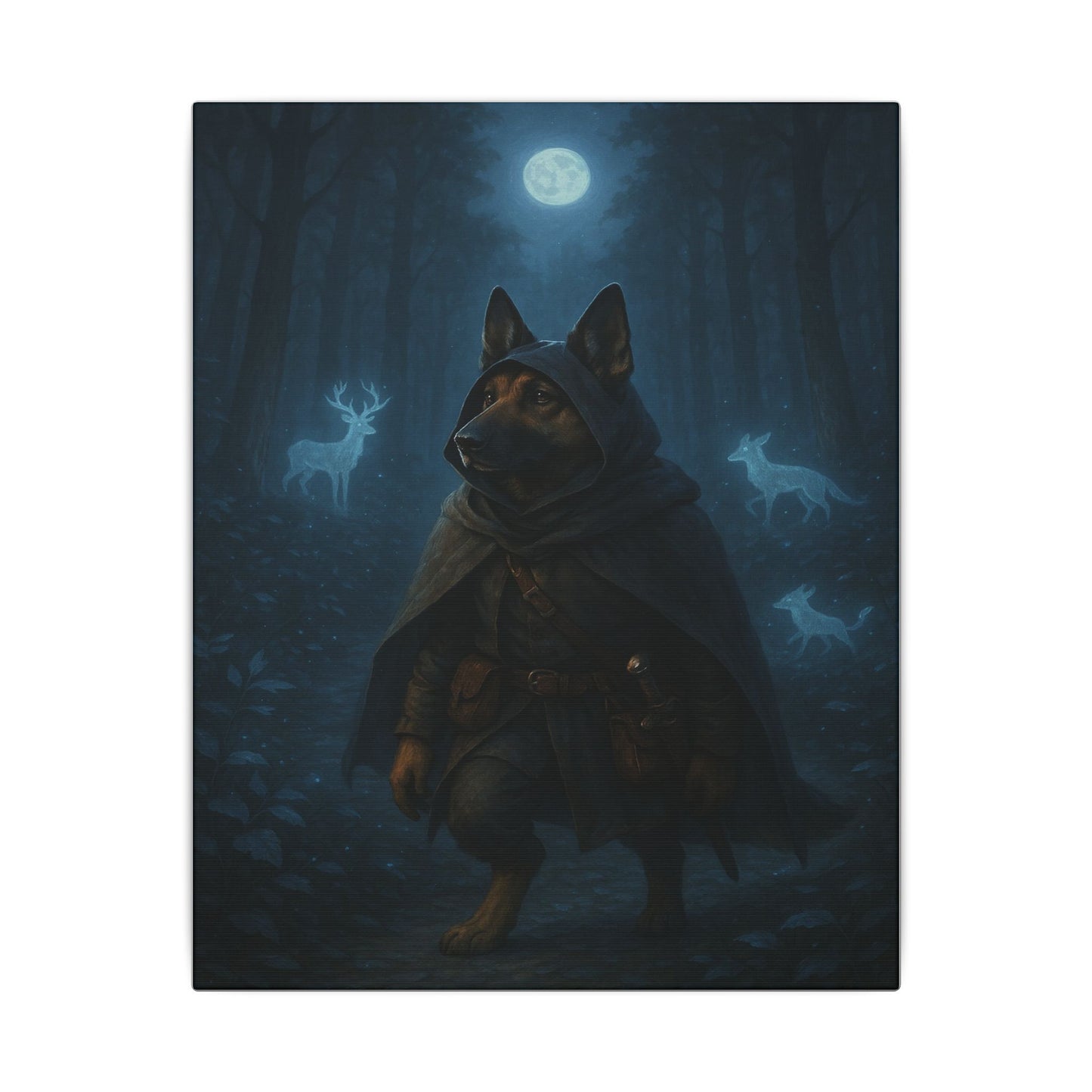 Guardian of the Misty Realm-Fantasy Dog Portraits - Fantasy Dog Portraits
