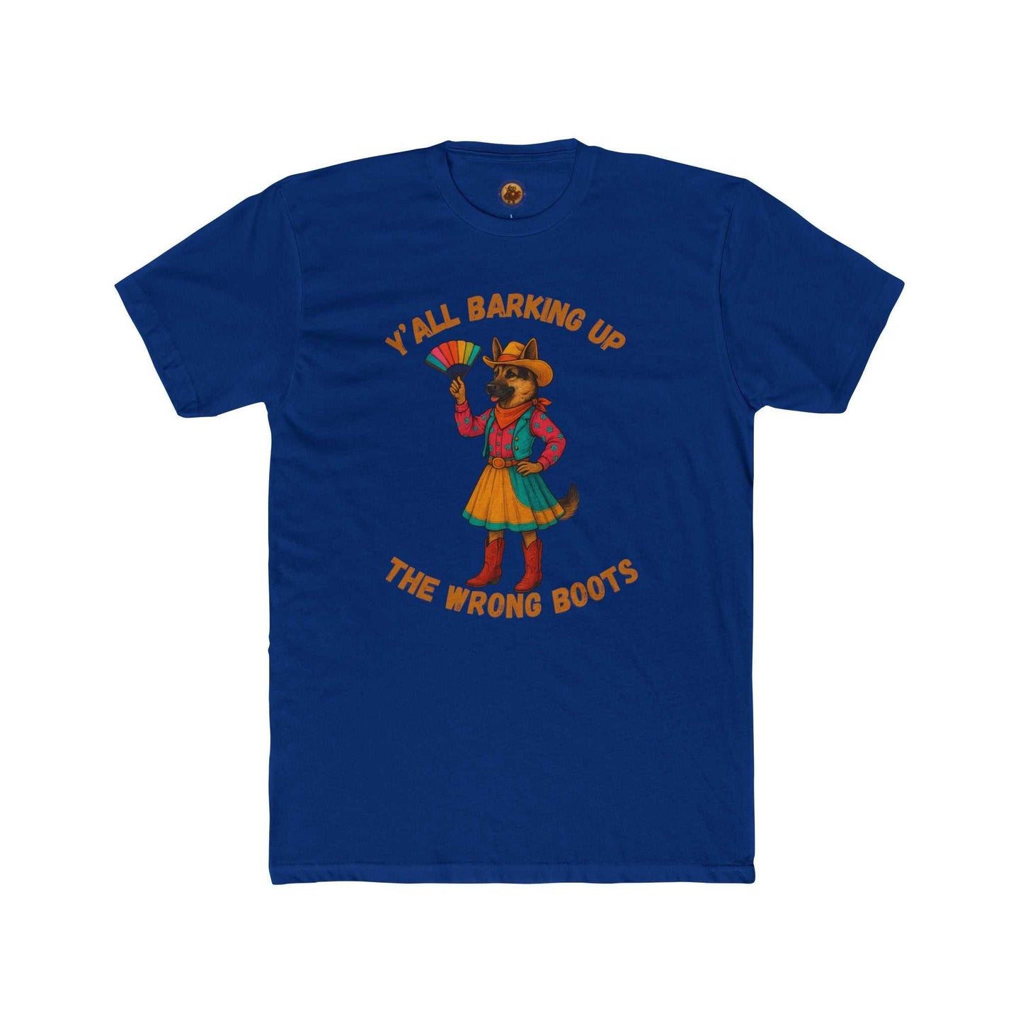 Funny Dog Lover Crew Tee, Unisex Cotton T-Shirt for Pet Owners, Perfect Gift for Dog Lovers, Casual Wear, Fun Birthday Gift - Fantasy Dog Portraits